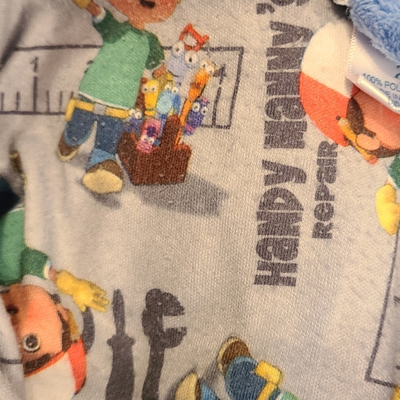 Disney Handy Manny blue plush hooded robe - Picture 5 of 5